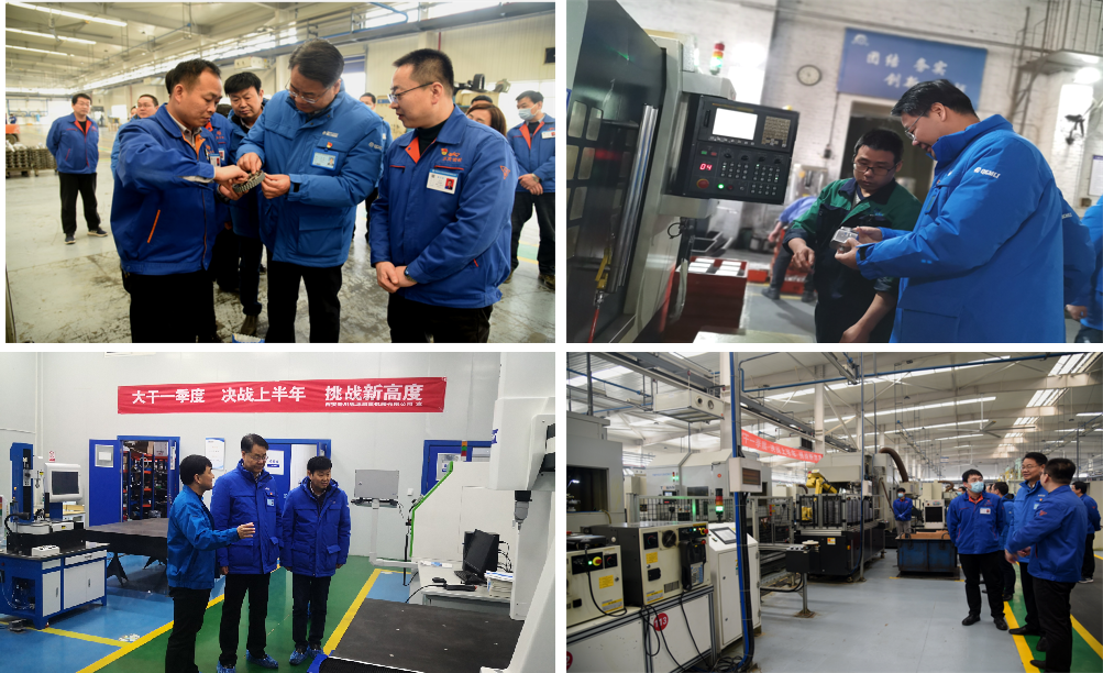 集團公司領(lǐng)導帶隊深入各企業(yè)督導檢查工作