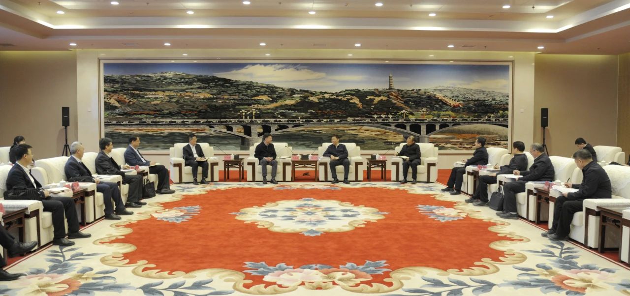 陜西省委常委、延安市委書記趙剛會見嚴(yán)鑒鉑董事長一行